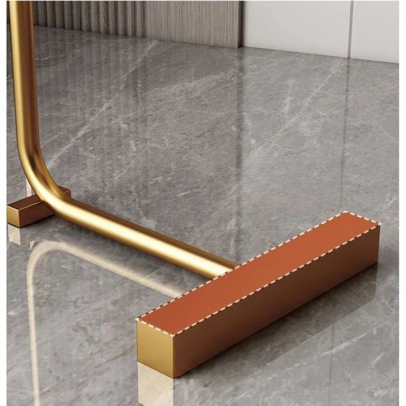 C-förmiger Beistelltisch für Sofa oder Bett - Mobiler Beistellschrank Wohnzimmer Schlafzimmer - Modernes Holz-Metall-Design | Sansoti