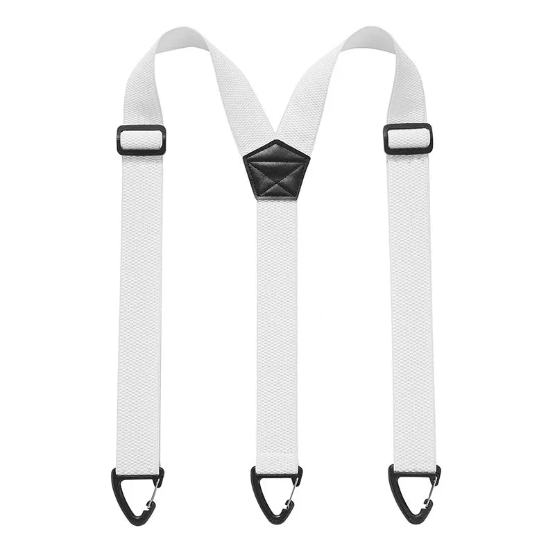 Verstelbare Bretels Heren X-Rug Y-Vorm Elastisch 3,5cm Breed Metalen Clips Werkkleding Casual Formeel | Sansoti