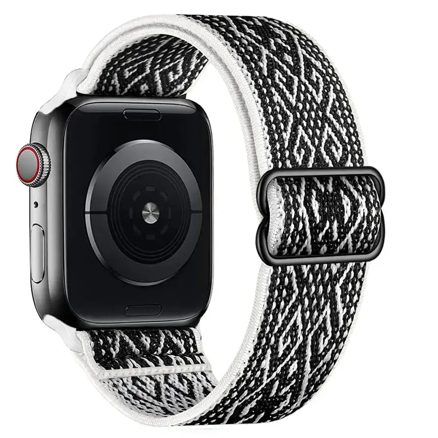 Elastisches Nylon-Smartwatch-Armband Austauschbar Komfortabel Langlebig Sportlich Aktiv | Sansoti