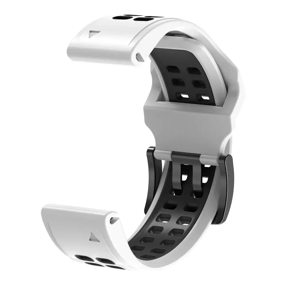 Silicone Watchband QuickFit System Breathable Adjustable 22mm 26mm Sports Watch Smartwatch Wristband | Sansoti