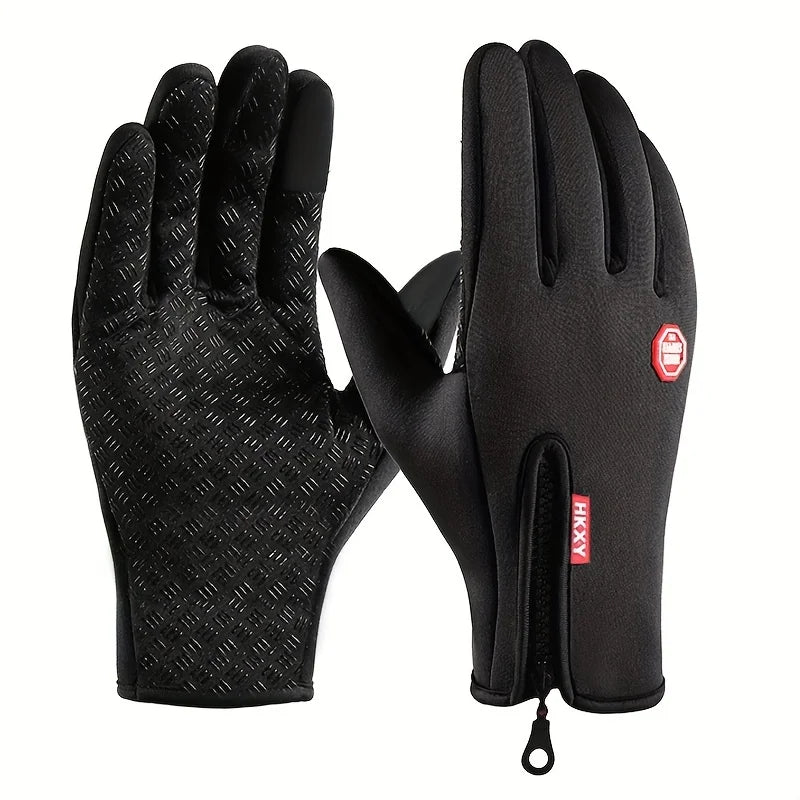 Touchscreen Winter Gloves Unisex Warm Lined Windproof Non-Slip for Cycling Motorcycling Outdoor Sports | Sansoti