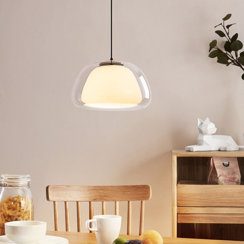 Globe Hanglamp met Gerookte Glazen Bol – Gouden, Zwarte of Transparante Afwerking | Scandinavisch Design | Sansoti