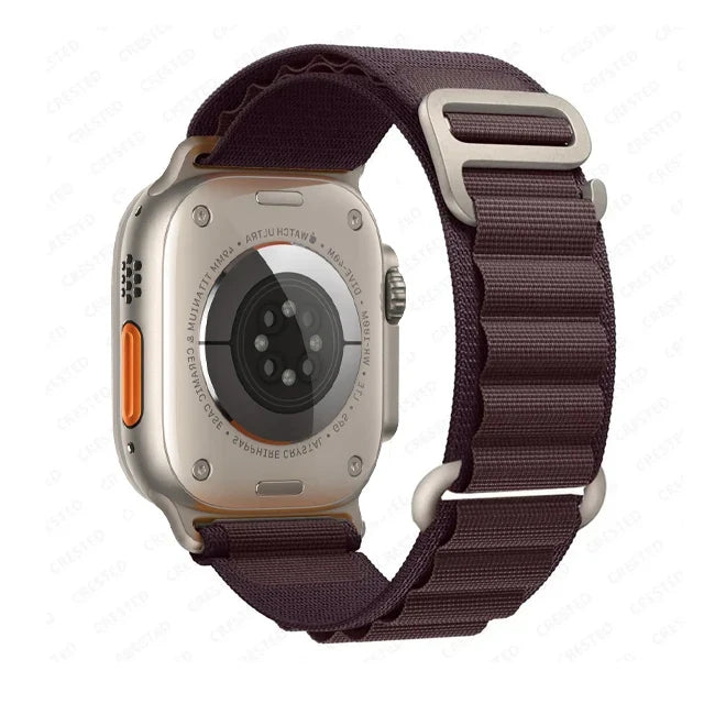 Nylon-Uhrenarmband, sportliche Alpine Loop, verstellbares Smartwatch-Armband für Outdoor-Aktivitäten und den täglichen Gebrauch | Sansoti