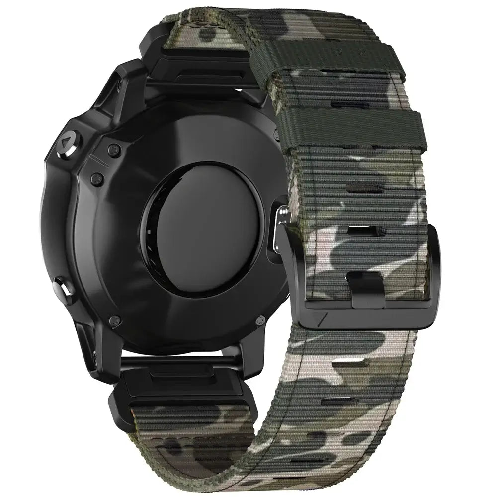 Tactiele Nylon Horlogeband QuickFit 22mm 26mm Smartwatch Vervanging Sport Outdoor Polsband Ademend Comfortabel | Sansoti