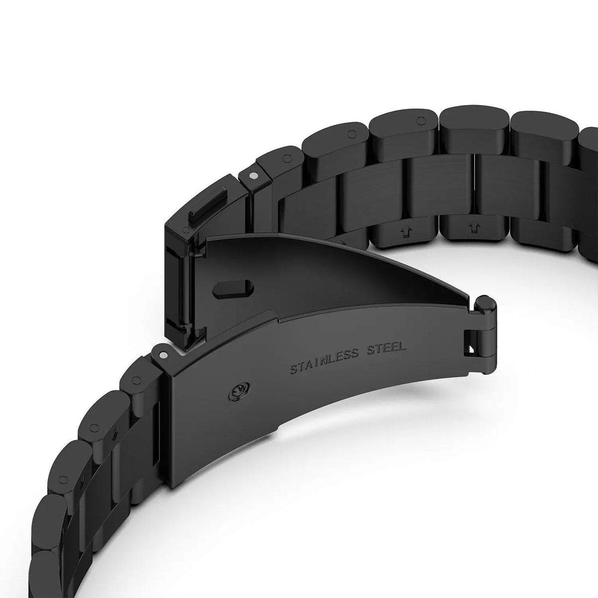 Premium Stainless Steel Leather Watch Band Galaxy Watch 5 40mm 44mm 45mm Pro Adjustable Replaceable Wristband | Sansoti