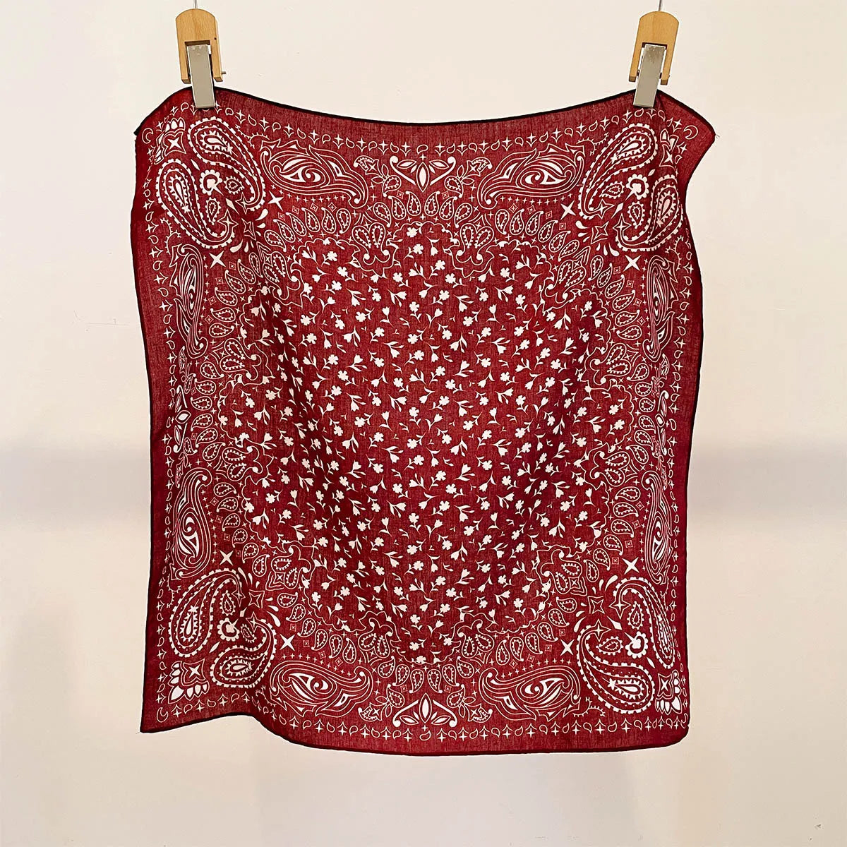 Square Bandana 68x68cm Cotton Print Headscarf for Women, Hair and Neck Scarf, Multifunctional, Four Seasons | Sansoti