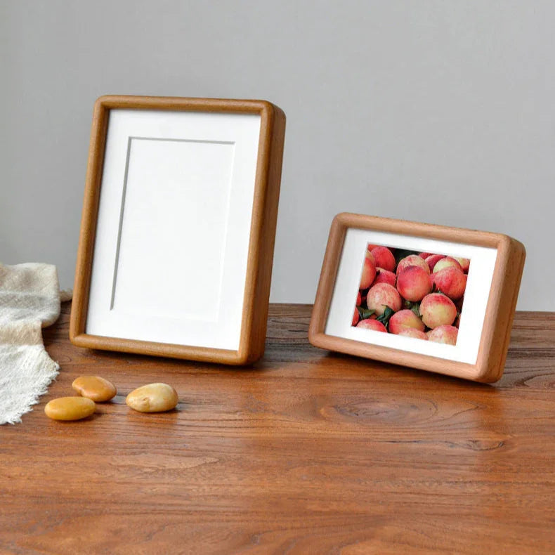 Cadre Photo Bois Massif Fait Main Format A4 Portrait Salon Photo de Mariage Vintage | Restfield