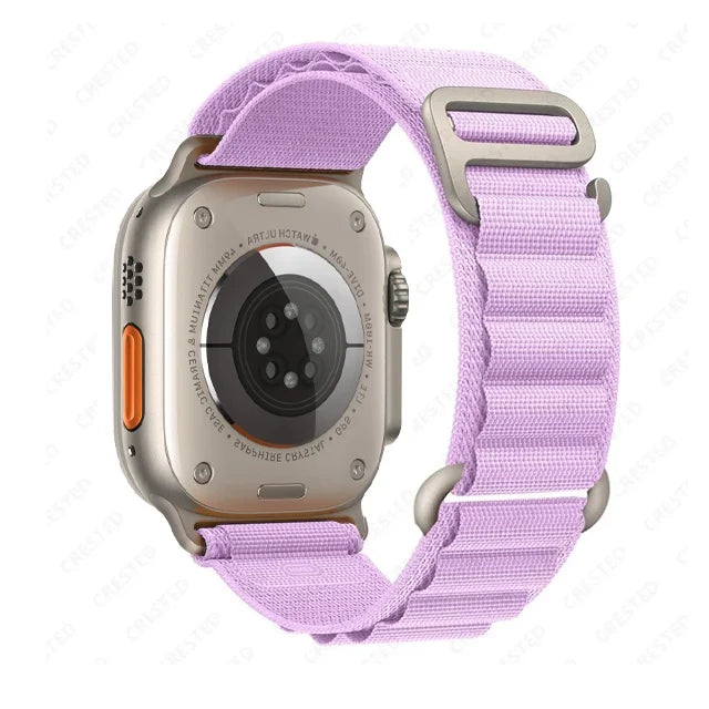 Nylon-Uhrenarmband, sportliche Alpine Loop, verstellbares Smartwatch-Armband für Outdoor-Aktivitäten und den täglichen Gebrauch | Sansoti