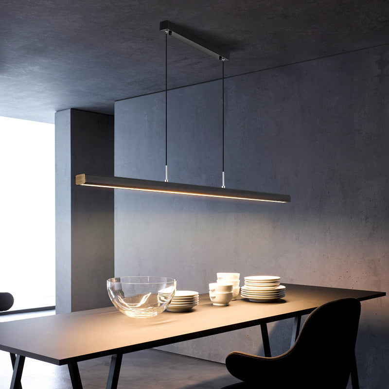 Scandibeam Hängelampe LED 3000K Schwarz Esstisch Lineare Beleuchtung Modern Minimalistisch | Restfield
