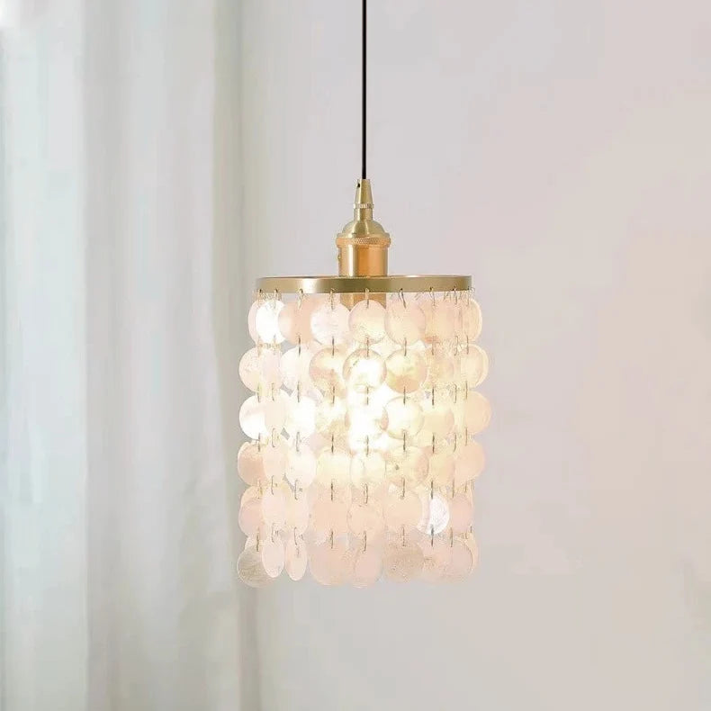 Runder Muschel-Kronleuchter Gold Silber LED Wohnzimmer Esszimmer Schlafzimmer Hotellobby Treppenhaus Salon | Sansoti
