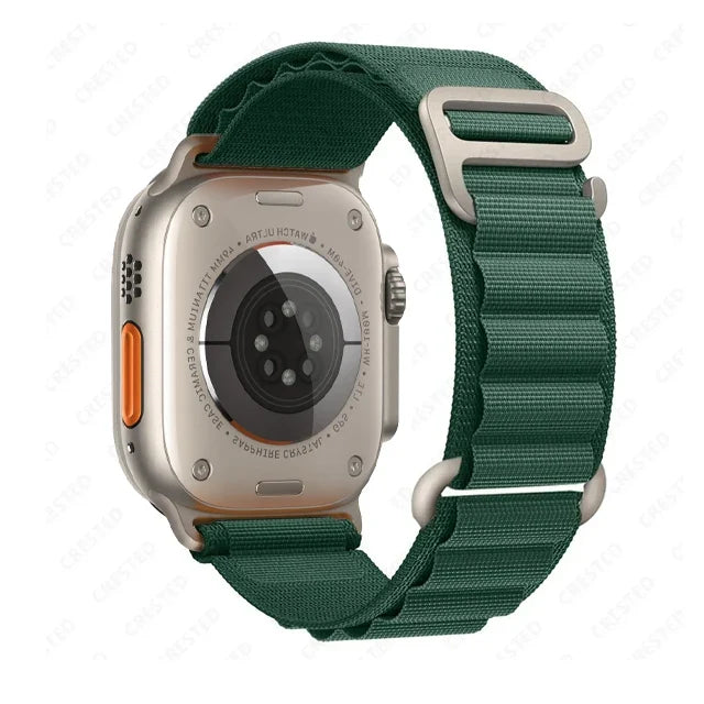 Nylon-Uhrenarmband, sportliche Alpine Loop, verstellbares Smartwatch-Armband für Outdoor-Aktivitäten und den täglichen Gebrauch | Sansoti