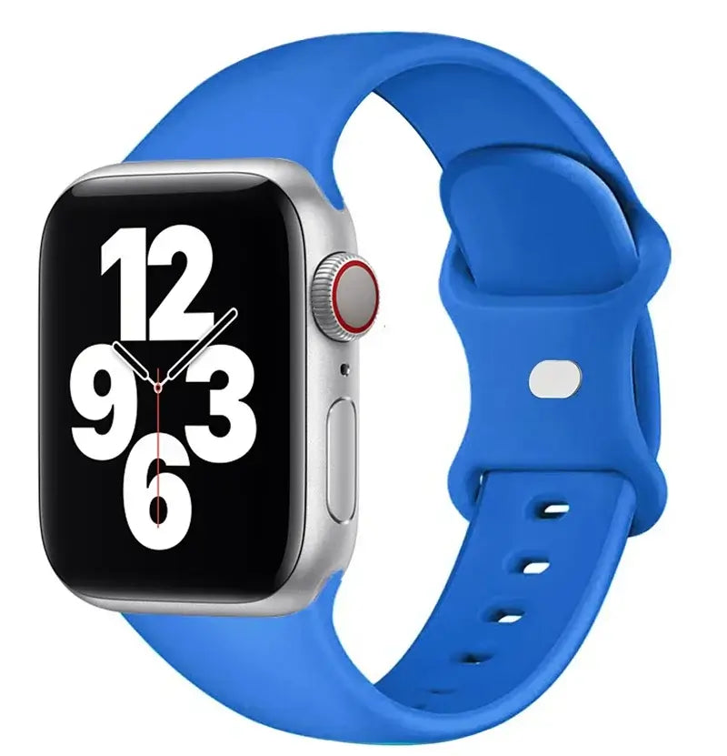 Bracelet de smartwatch en silicone, résistant à l’eau et flexible, bracelet sport doux pour une utilisation quotidienne active | Sansoti