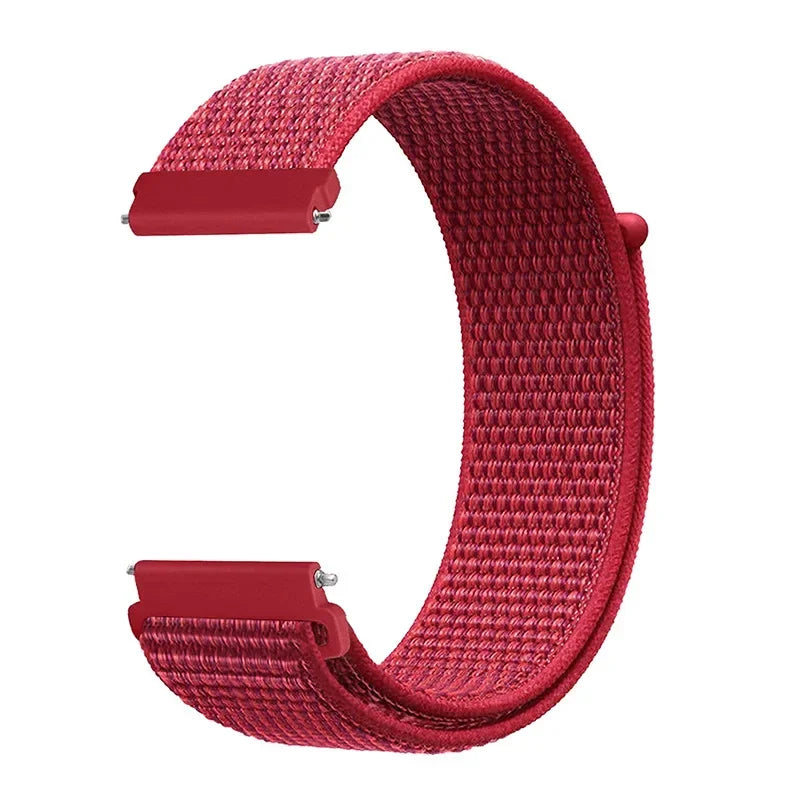 Verstellbares Nylon-Sportarmband für Smartwatches, 20 mm, 22 mm, atmungsaktives Armband, Sportuhr, leicht, Fitness | Sansoti