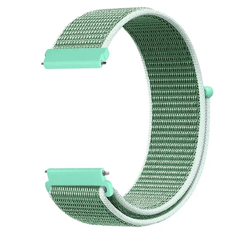 Verstellbares Nylon-Sportarmband für Smartwatches, 20 mm, 22 mm, atmungsaktives Armband, Sportuhr, leicht, Fitness | Sansoti