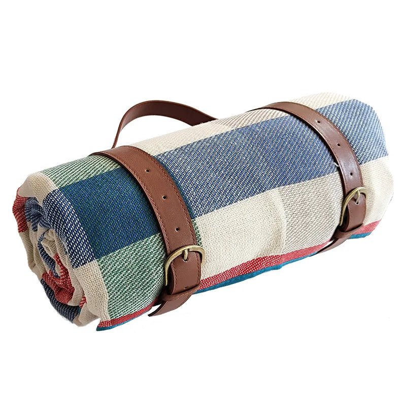 Picknickkleed Waterdicht met Vulling 200x200 Opvouwbaar Outdoorkleed Tuinkleed Strandkleed Draagbaar | Sansoti