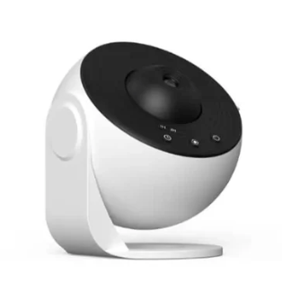 Star Projector for Bedroom LED Galaxy Projector Lamp with Timer Black/White | Sansoti