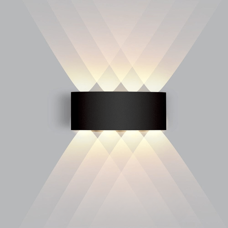 Applique murale extérieure LED étanche avec design aluminium moderne et éclairage haut & bas | Restfield