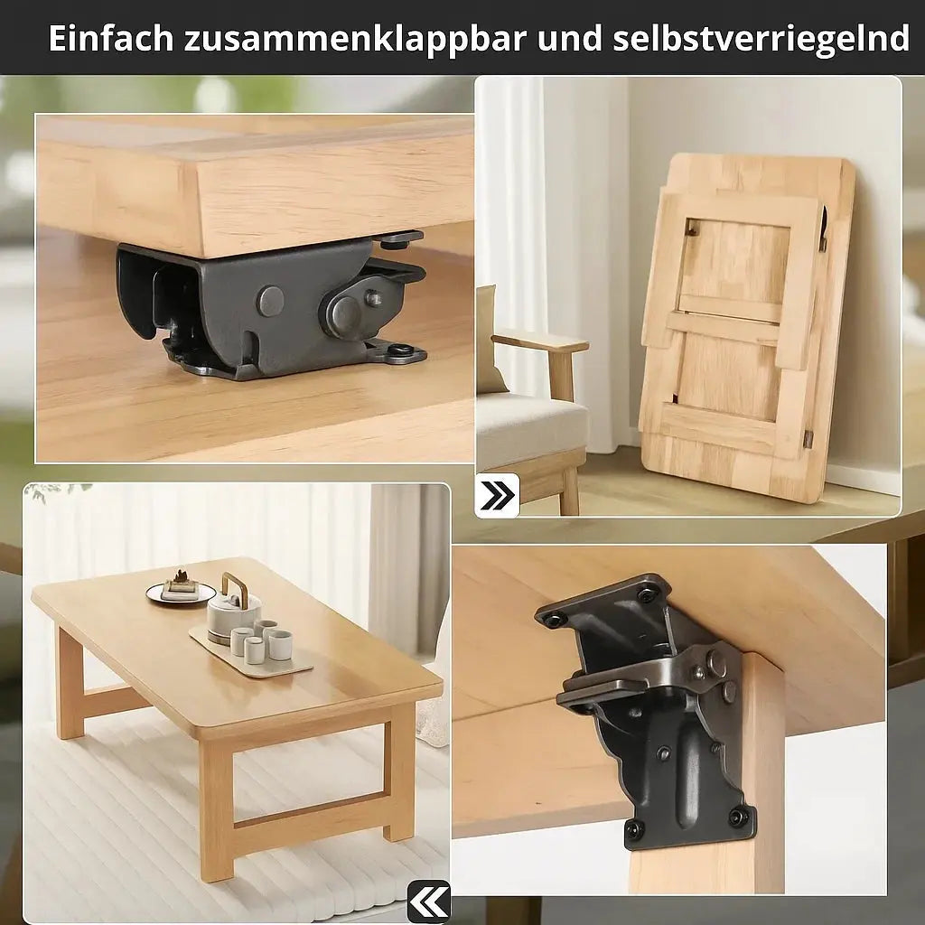 Klapbeugel Staal 2mm 66x54x63mm 225kg Auto-Lock Klaptafel Werkbank Balkon Keuken Wandbeugel Opklapbaar Ruimtebesparend 2 Stuks | Sansoti
