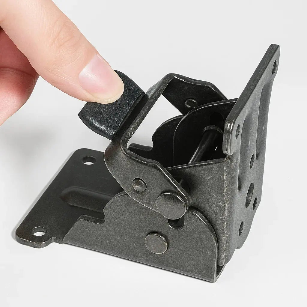 Klapbeugel Staal 2mm 66x54x63mm 225kg Auto-Lock Klaptafel Werkbank Balkon Keuken Wandbeugel Opklapbaar Ruimtebesparend 2 Stuks | Sansoti