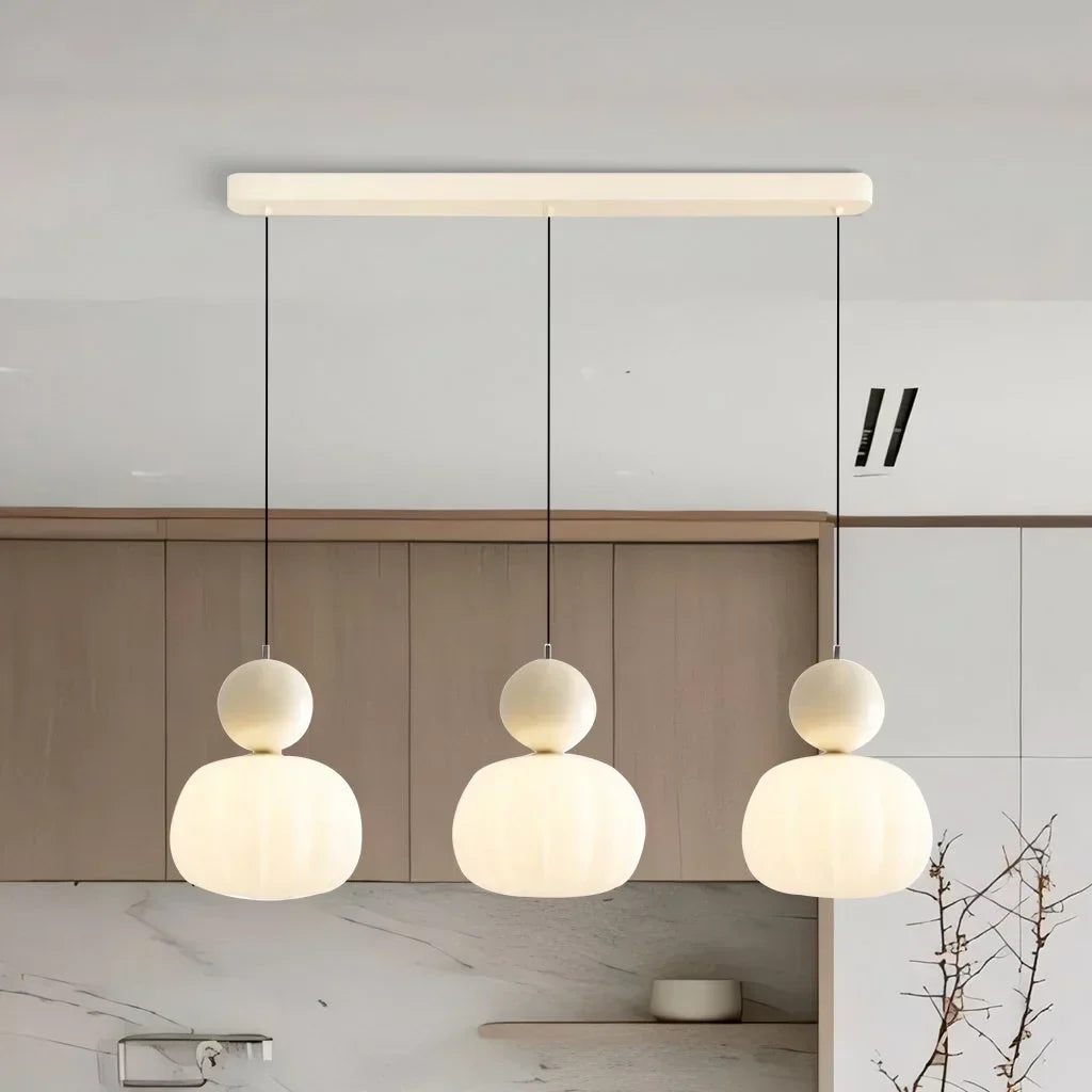 Suspension en Verre Style Art Déco – Lumière Chaude avec Élégance Luxueuse | Restfield