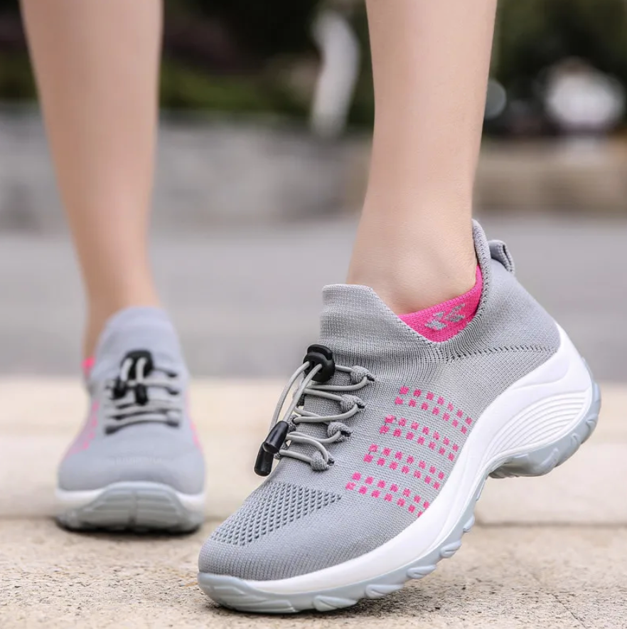 Orthopedische Wandelschoenen met Voetgewelfsteun Ademend Breimesh voor Plantaire Fasciitis Hielspoor Hallux Valgus Artritis | Sansoti