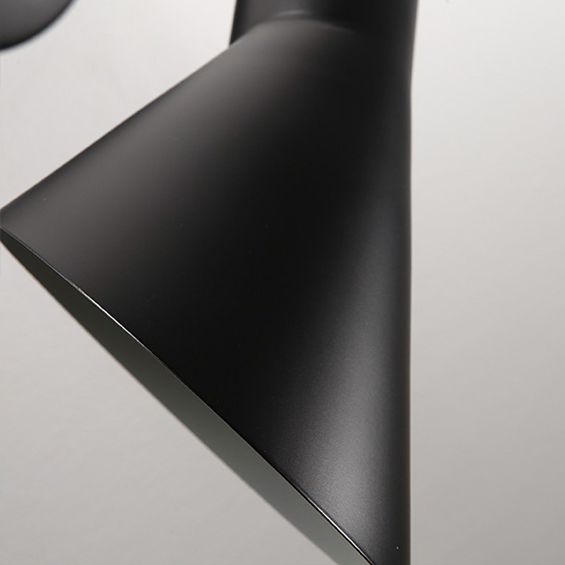 Verstellbare Wandleuchte Aluminium Schwarz Weiß Schlafzimmer Leseecke Flur Modernes skandinavisches Stil-Design | Sansoti