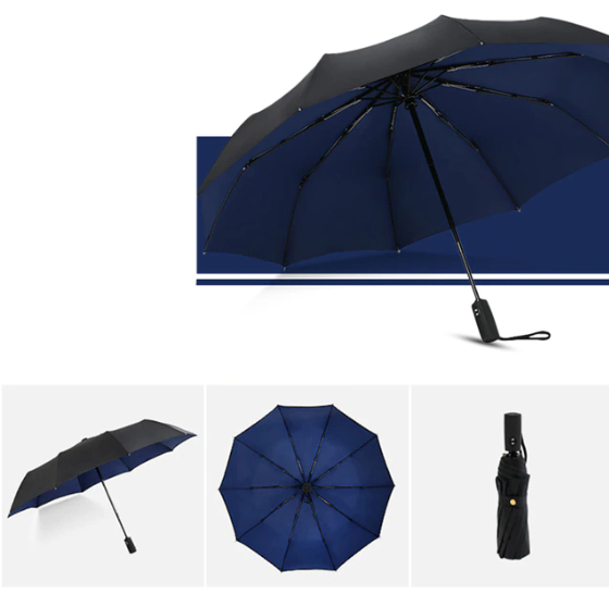 Omkeerbare Stormparaplu Automatisch Openen Sluiten Wind- en Waterdicht UV-Bescherming Compacte Regenparaplu | Sansoti