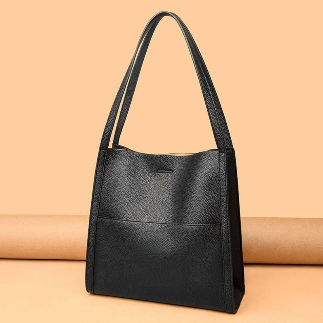 Leren Schoudertas met Magnetische Sluiting – Ruim 55x30cm voor Dagelijks Gebruik – Verkrijgbaar in 5 Stijlvolle Kleuren | Sansoti