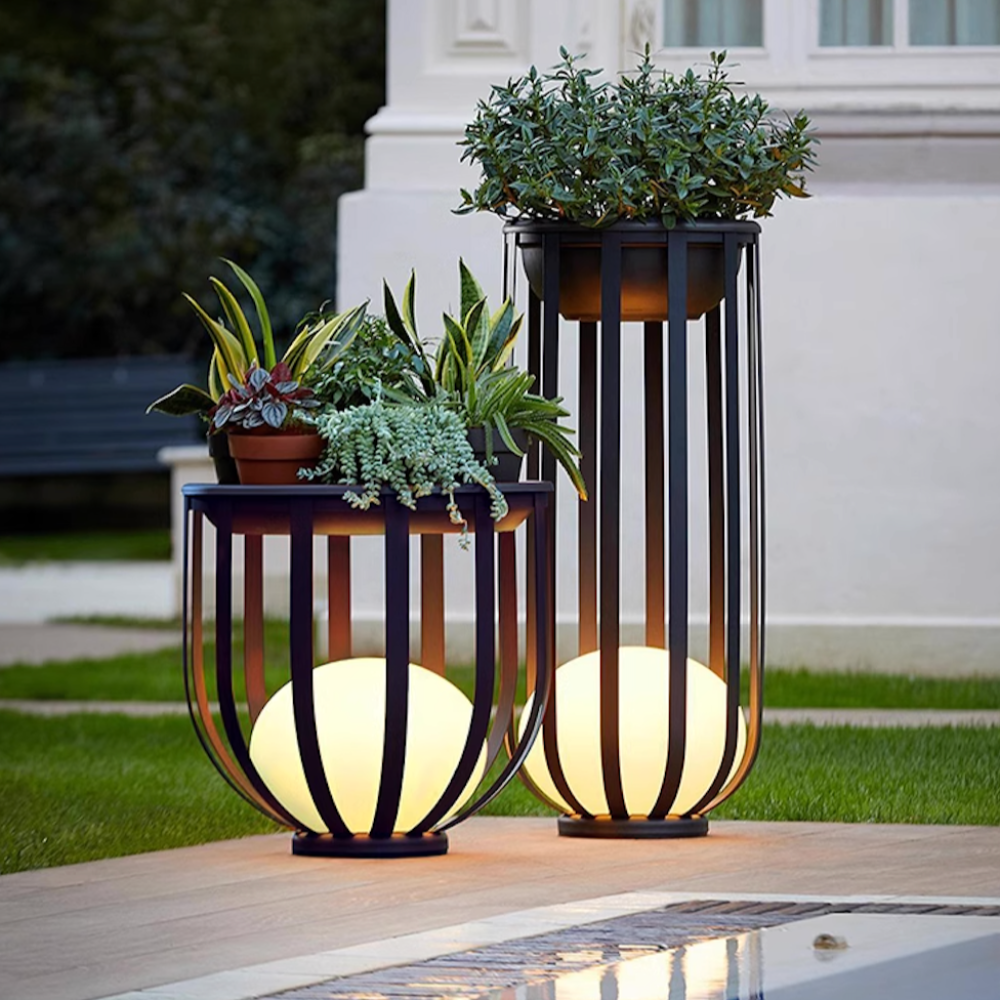 Solar Bloemenstandaard Lamp Tuinverlichting LED Zonne-energie Decoratieve Padverlichting | Sansoti