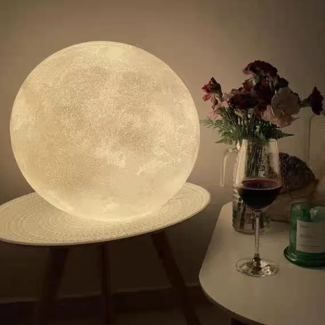 Staande Maanlamp met LED Verlichting - Verstelbare Sfeerverlichting voor Woonkamer en Slaapkamer | Sansoti