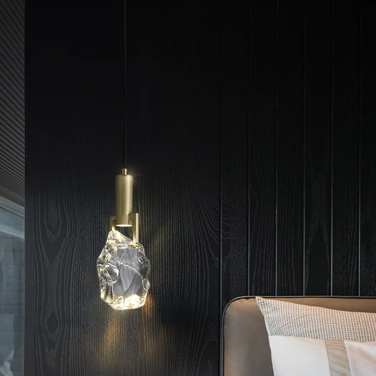 Kristallen Hanglamp met Verstelbare Kabel en LED-Verlichting voor Woonkamer en Eetkamer | Sansoti