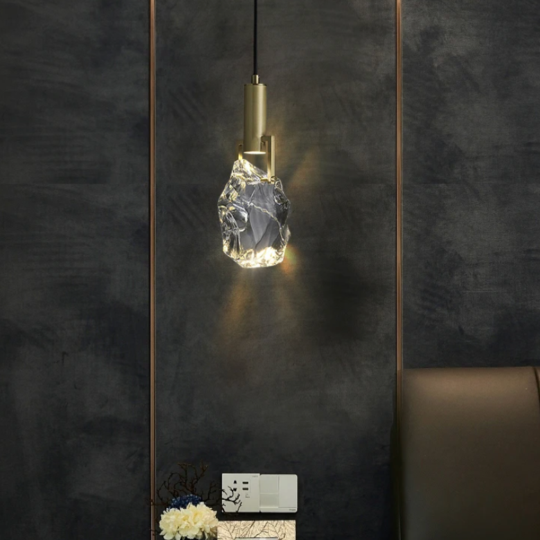 Kristallen Hanglamp met Verstelbare Kabel en LED-Verlichting voor Woonkamer en Eetkamer | Sansoti