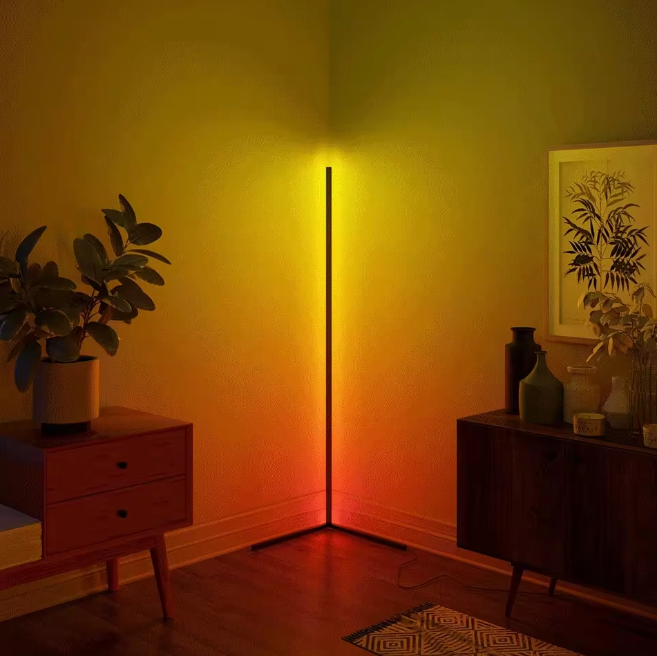 Smarte RGB Stehleuchte 150cm Traumfarbe Dimmbar App Bluetooth | Restfield