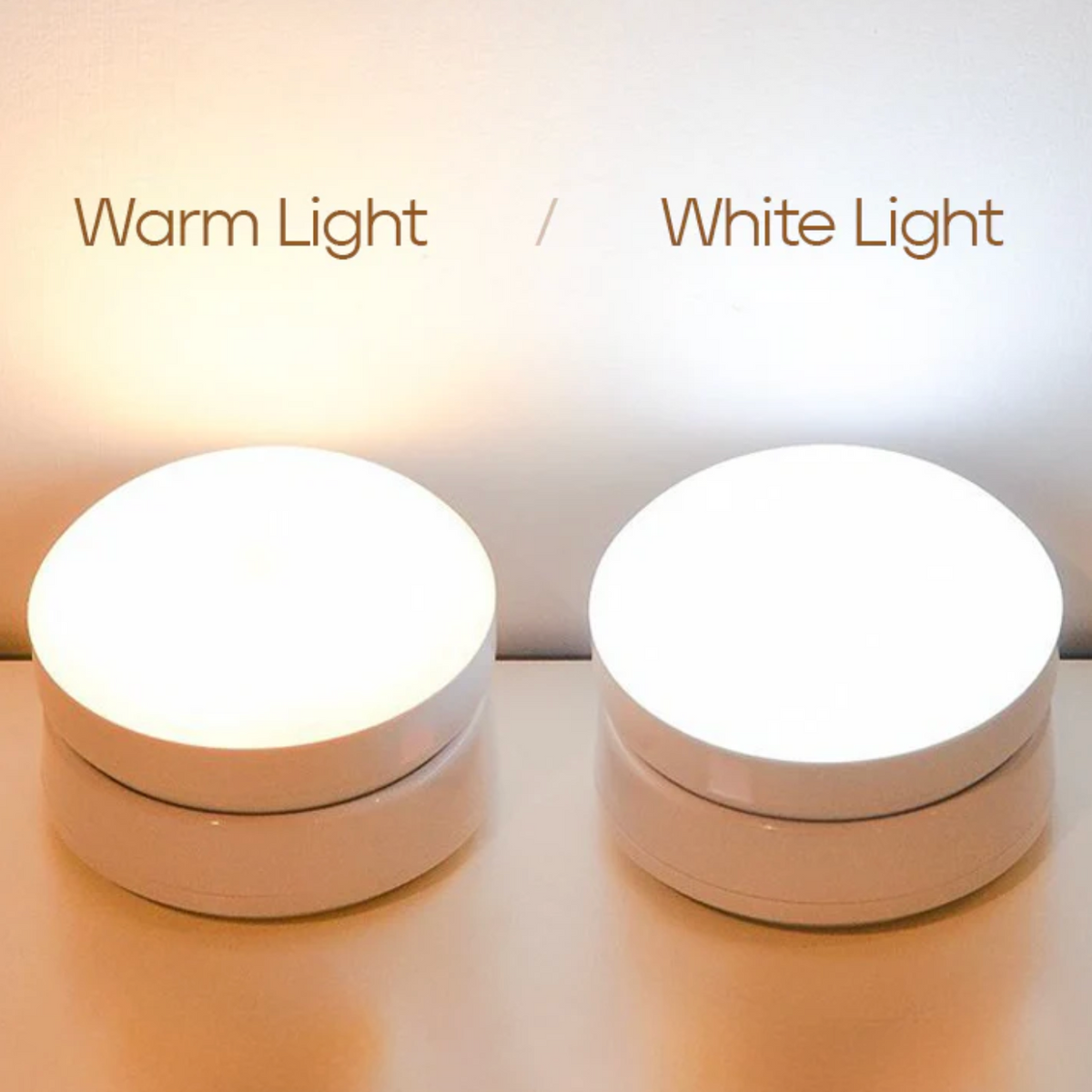 Rotatable Motion Sensor Wall Lamp LED Rechargeable Magnetic 360° Rotatable Acrylic Night Light 8x9cm | Sansoti