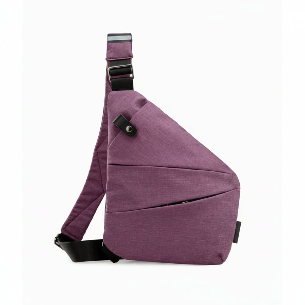 Torba na ramię typu crossbody z ochroną RFID, wodoodporna, z zabezpieczeniem przed kradzieżą, do codziennego użytku, podróży i pracy | Sansoti
