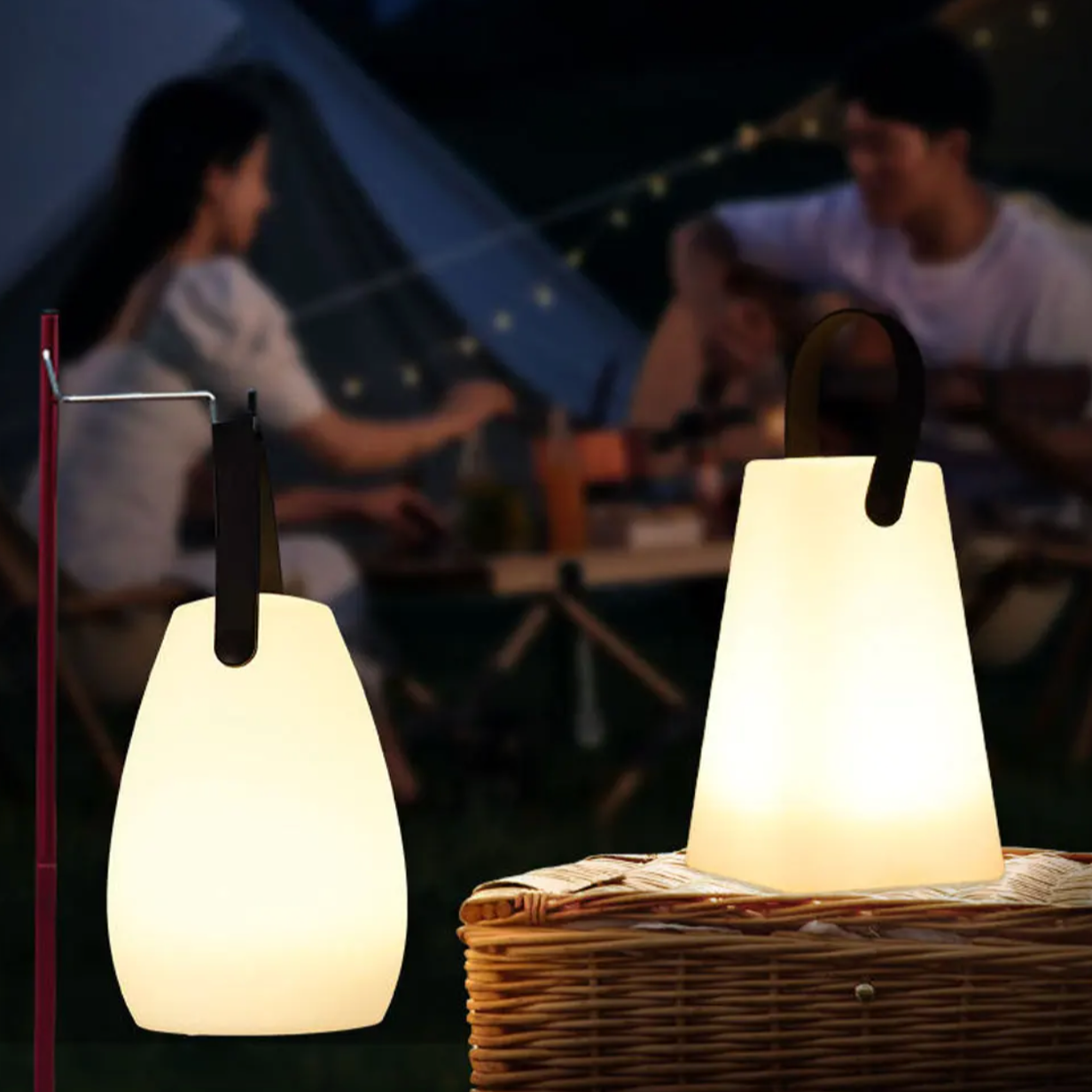 Draadloze Outdoor LED Lamp met Afstandsbediening en Timer - Waterdicht Sfeerverlichting met 8 Kleuren voor Terras en Tuin | Sansoti