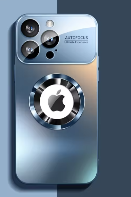 Magnetische Telefoonhoes met Glanzende Spiegel Afwerking voor iPhone | MagSafe Compatibel | Sansoti