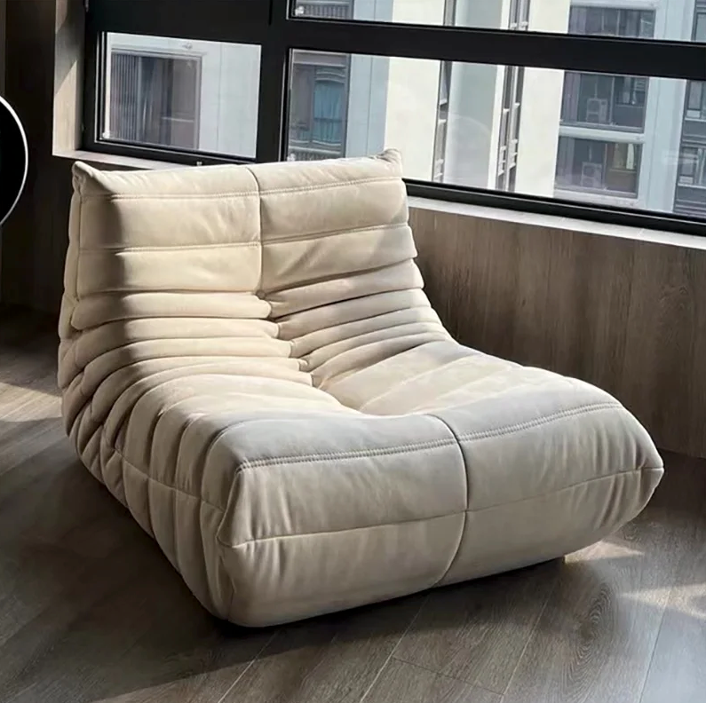Sitzsack Sofa Samt Loungesessel Bodensessel mit Rückenlehne Memory Foam Relax | Restfield