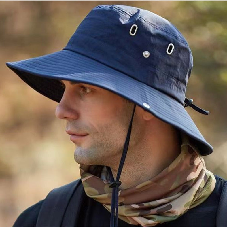 Atmender Sonnenhut mit breiter Krempe und UV-Schutz für Outdoor-Aktivitäten und Reisen | Sansoti