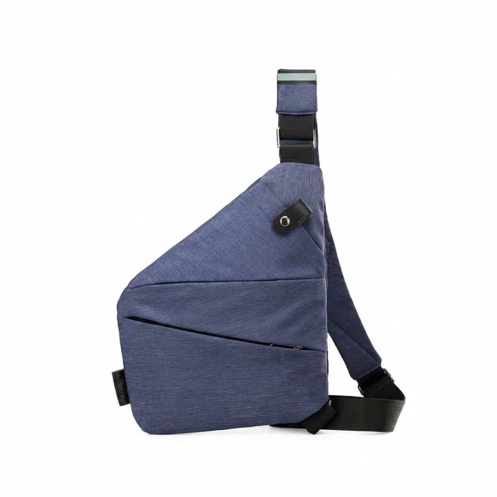 Torba na ramię typu crossbody z ochroną RFID, wodoodporna, z zabezpieczeniem przed kradzieżą, do codziennego użytku, podróży i pracy | Sansoti