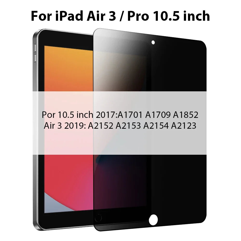 Privacy Screen Protector Tempered Glass for iPad - Side-Angle Protection Display Security Anti-Peeping Screen | Sansoti