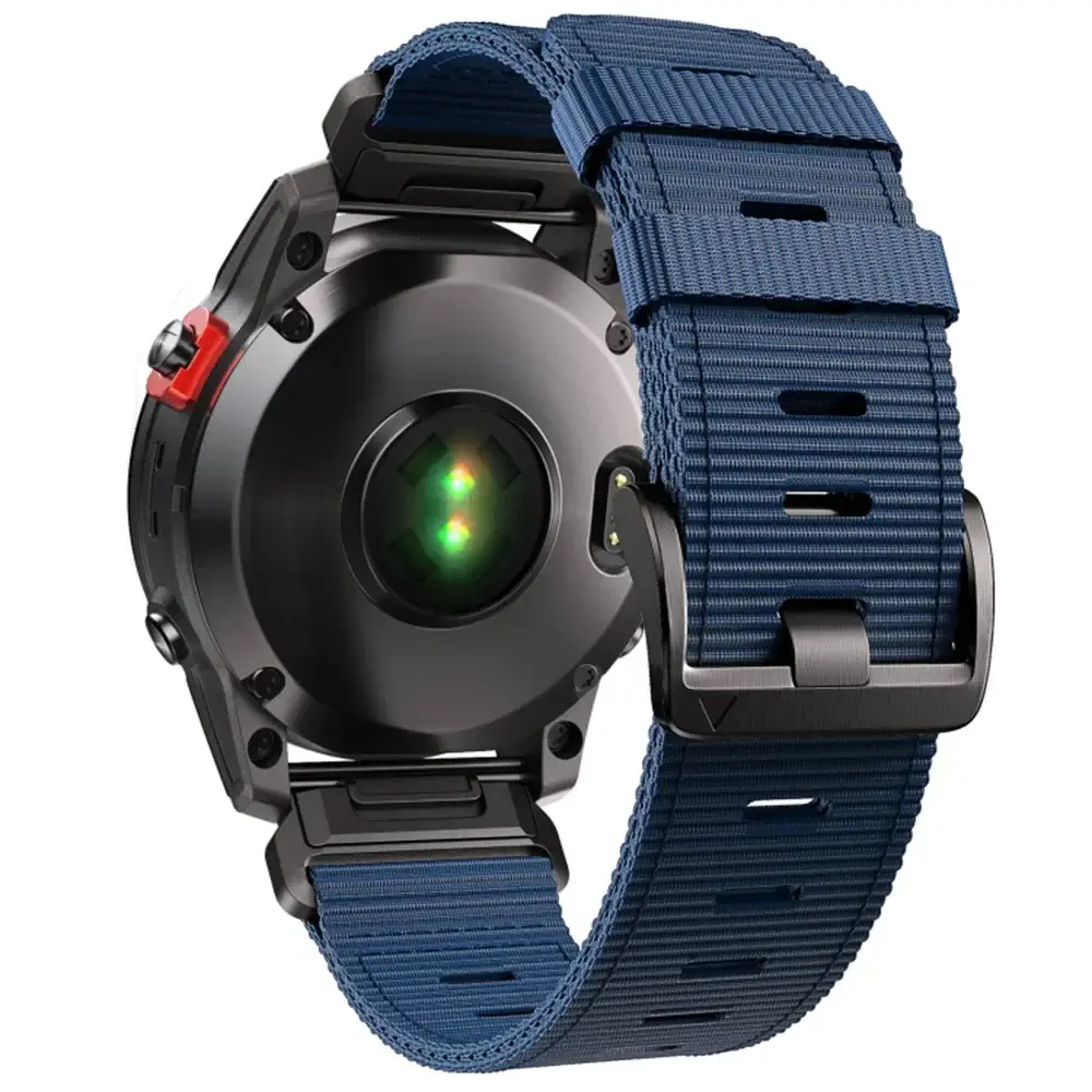 Tactiele Nylon Horlogeband QuickFit 22mm 26mm Smartwatch Vervanging Sport Outdoor Polsband Ademend Comfortabel | Sansoti