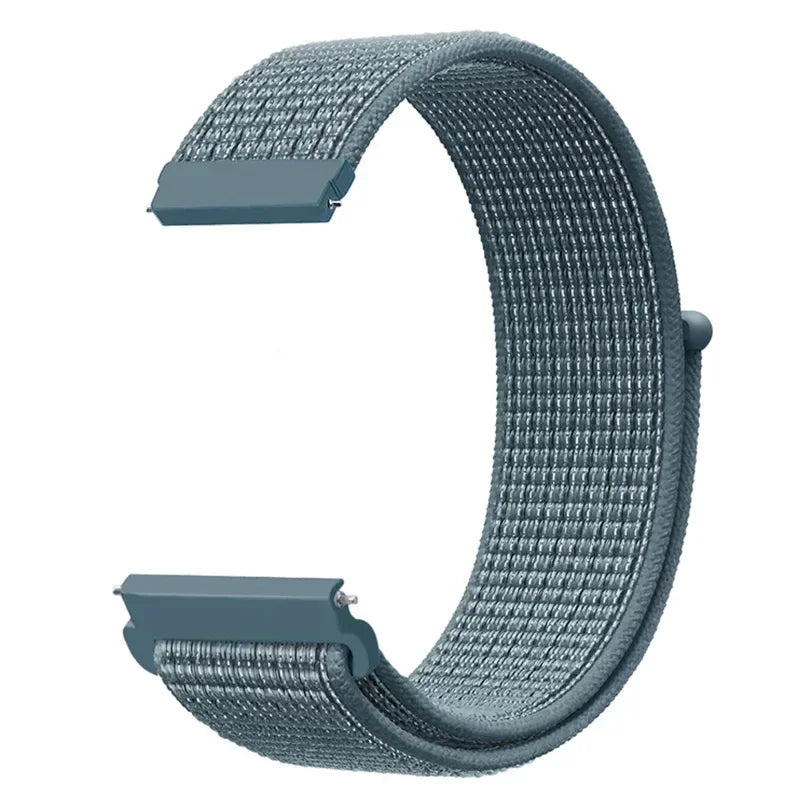 Verstellbares Nylon-Sportarmband für Smartwatches, 20 mm, 22 mm, atmungsaktives Armband, Sportuhr, leicht, Fitness | Sansoti