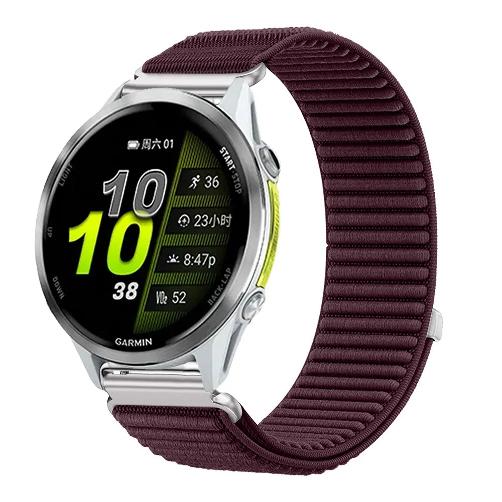 Nylon-Smartwatch-Armband, 21 cm, verstellbar, atmungsaktiv, sportlich, für Sportuhren, 20 mm, 22 mm, Unisex-Armband | Sansoti