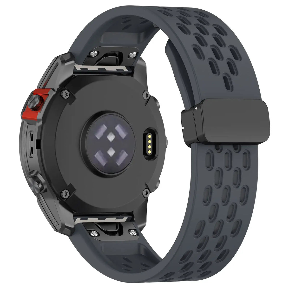 Bracelet de smartwatch en silicone respirant QuickFit, bracelet de sport de remplacement 20 mm 22 mm 26 mm, accessoire pour montre | Sansoti