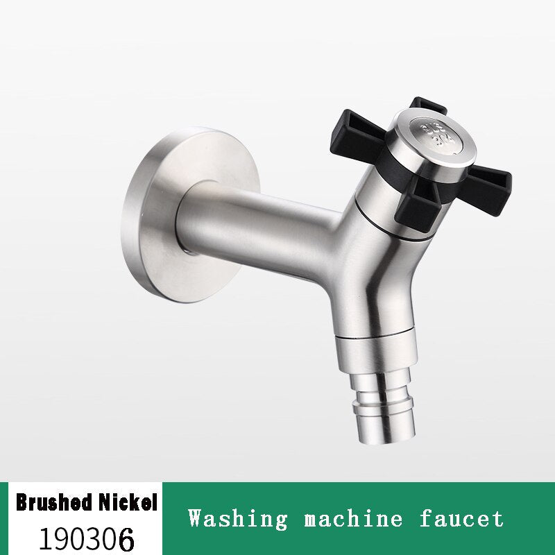 Moderne Wateraansluitkraan met Wandmontage – Outdoor Tuinkraan met Messing Kernklep | Sansoti