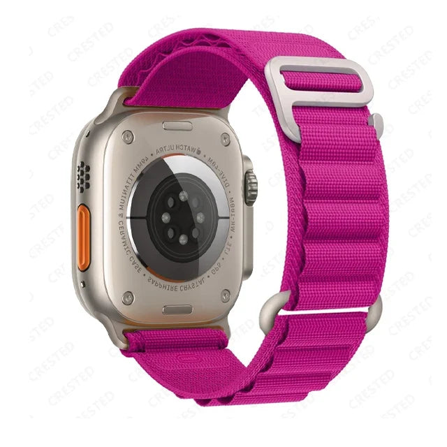 Nylon-Uhrenarmband, sportliche Alpine Loop, verstellbares Smartwatch-Armband für Outdoor-Aktivitäten und den täglichen Gebrauch | Sansoti