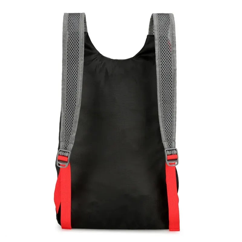 Foldable Daypack 20L Waterproof Polyester Black Gray Blue Green Orange Hiking Camping Travel | Sansoti