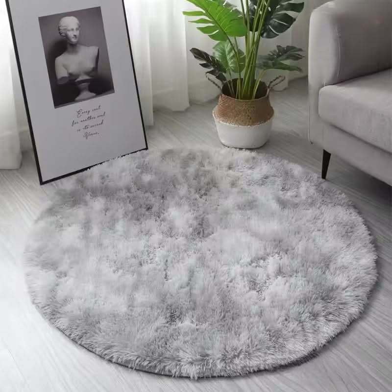 Hoogpolig Vloerkleed Pluche 60x60-120x120 cm Antislip Woonkamer Slaapkamer Vierkant Zacht Shaggy Tapijt | Sansoti