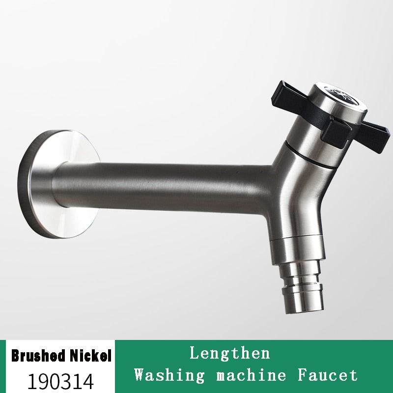 Moderne Wateraansluitkraan met Wandmontage – Outdoor Tuinkraan met Messing Kernklep | Sansoti